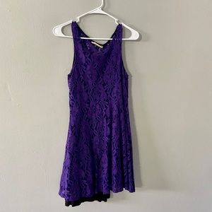 Free people lace purple dress